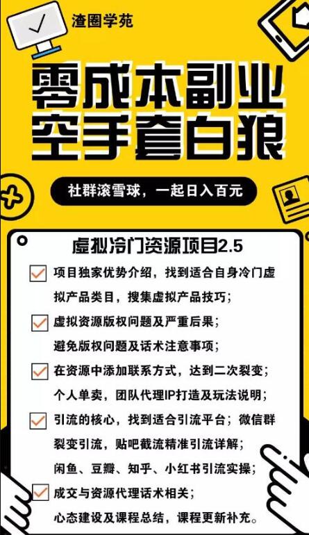 图片[2]-虚拟冷门资源项目（冷门及代理玩法） 精准引流实操日赚1000+(完结)-晓涛项目资源网