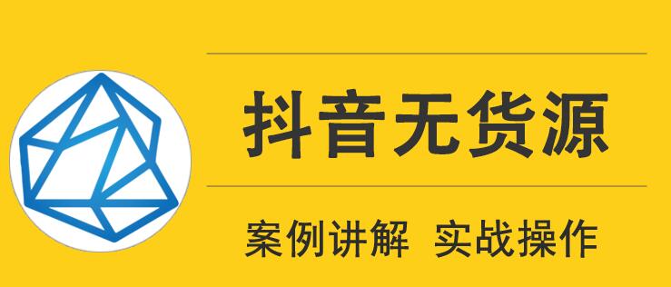 顽石电商抖音无货源实战教程，低投入高回报短视频变现-私藏资源社