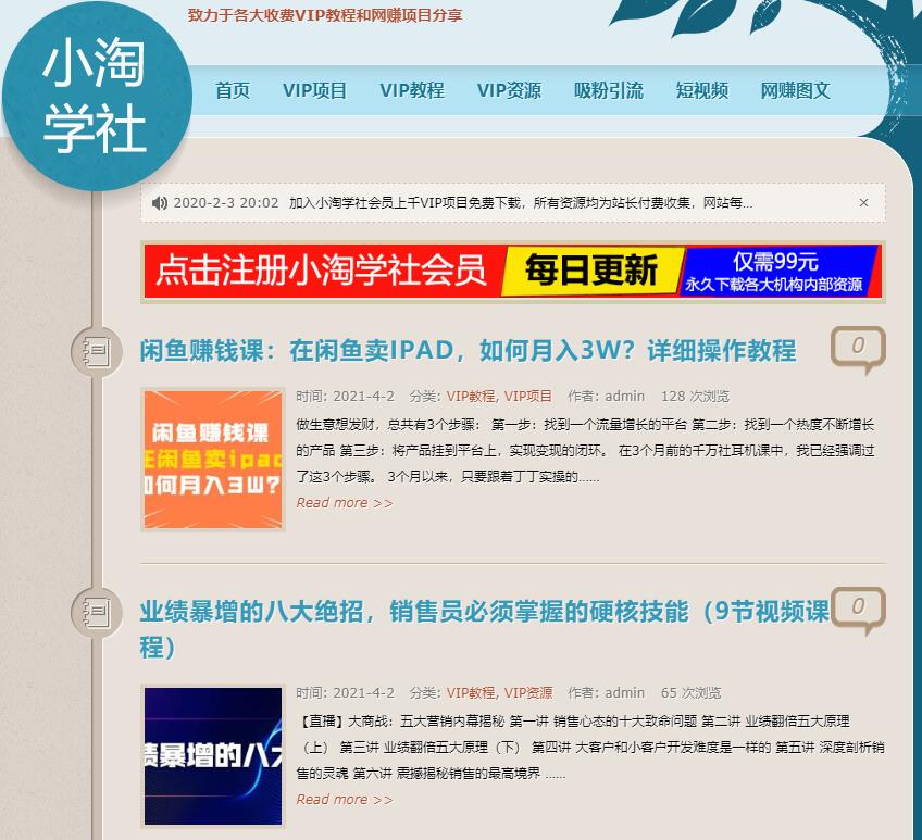 探究日IP300的资源站月收入，以及新手入门该如何做-启程资源站