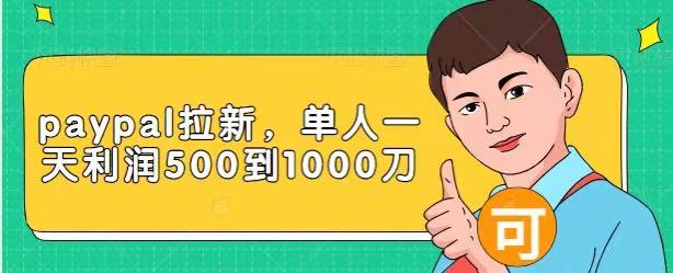 图片[1]-Paypal拉新赚美刀项目，单人一天利润500-1000刀【视频课程】-一起去尚学资源库