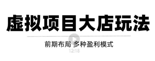图片[1]_虚拟项目月入几万大店玩法分享，多店操作利润倍增（快速起店盈利）_微雨项目网