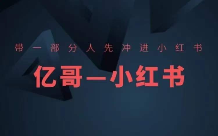 ​​带一部分人先冲进小红书，小红书开店、选品、爆款裂变-第一资源库