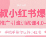狼叔小红书爆款推广引流训练课4.0，手把手带你玩转小红书-第一资源库