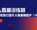 无人直播训练营：手把手教您打造无人直播操盘手（16节课时）-第一资源库