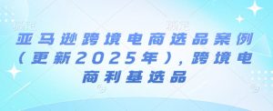 亚马逊跨境电商选品案例(更新2025年3月)，跨境电商利基选品-第一资源库