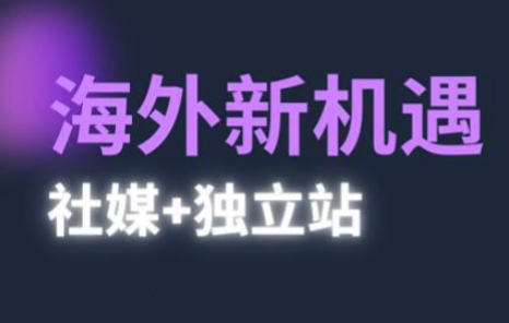 2025出海新机遇(社媒+独立站)，海外新机遇，实现独立站的高效运营与出海-第一资源库