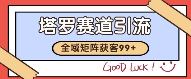 小红书某音塔罗赛道引流获客 自热矩阵日引200+【揭秘】-第一资源库