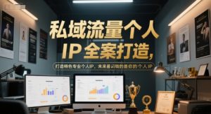 私域流量个人IP全案打造，打造特色专业个人IP，未来最值钱的是你的个人IP-第一资源库