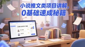 小说推文类项目讲解，0 基础速成秘籍-第一资源库
