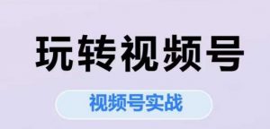 玩转视频号，视频号实战系列课-第一资源库