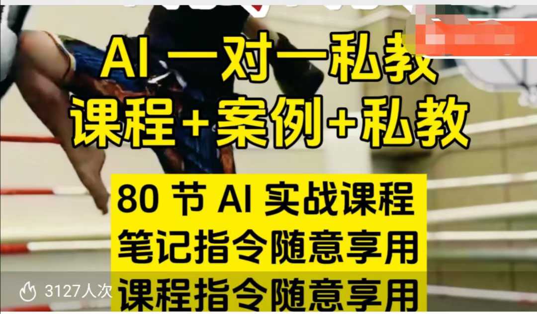 AI指令实战课，课程+案例，80节AI实战课程，笔记指令随意享用，课程指令随意享用（更新7月）-第一资源库