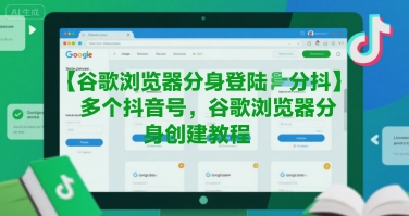 谷歌浏览器分身登陆多个抖音号，谷歌浏览器分身创建教程-第一资源库