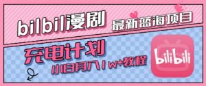 最新蓝海项目，B站充电计划，小白也能月入1w+-第一资源库