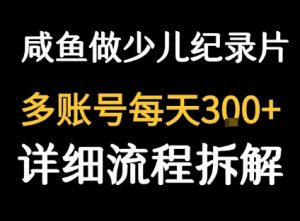 闲鱼卖纪录片1单3块钱  1天几十单-第一资源库