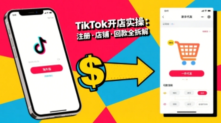 TikTok从开店到投流的进阶课，从基础实操到高阶技巧一网打尽-第一资源库