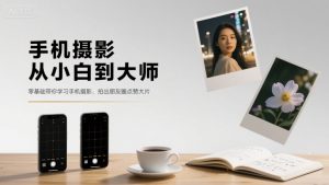 手机摄影从小白到大师,零基础带你学习手机摄影,拍出朋友圈点赞大片-第一资源库