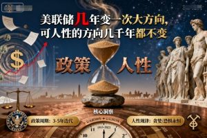 付费文章：美联储几年变一次大方向，可人性的方向几千年都不变-第一资源库