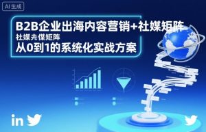 B2B企业出海内容营销+社媒矩阵，从0到1的系统化实战方案-第一资源库