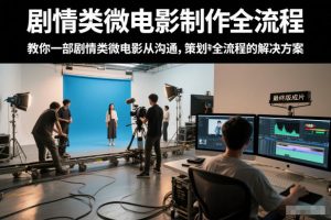 剧情类微电影制作全流程，教你一部剧情类微电影从沟通，策划到拍摄制作全流程的解决方案-第一资源库