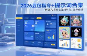 2026豆包指令+提示词合集,解锁AI创作的无限可能,效率倍增-第一资源库