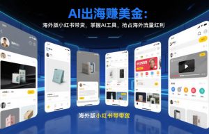 AI出海賺美金：海外版小红书带货，掌握AI工具，抢占海外流量红利（更新2026）-第一资源库