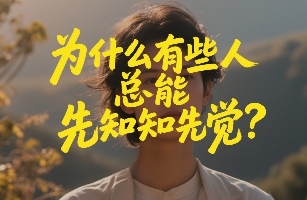 付费文章：为什么有些人总能先知先觉？-第一资源库