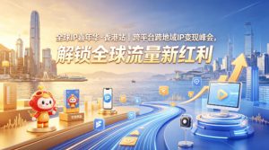 全球IP嘉年华·香港站｜跨平台跨地域IP变现峰会，解锁全球流量新红利-第一资源库