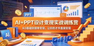 AI+PPT设计变现实战训练营，从0基础到接单变现，让你的才华直接变现-第一资源库