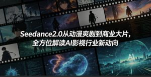 Seedance2.0从动漫爽剧到商业大片，全方位解读AI影视行业新动向-第一资源库