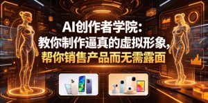 AI创作者学院:教你制作逼真的虚拟形象,帮你销售产品而无需露面【原创双语字幕】-第一资源库