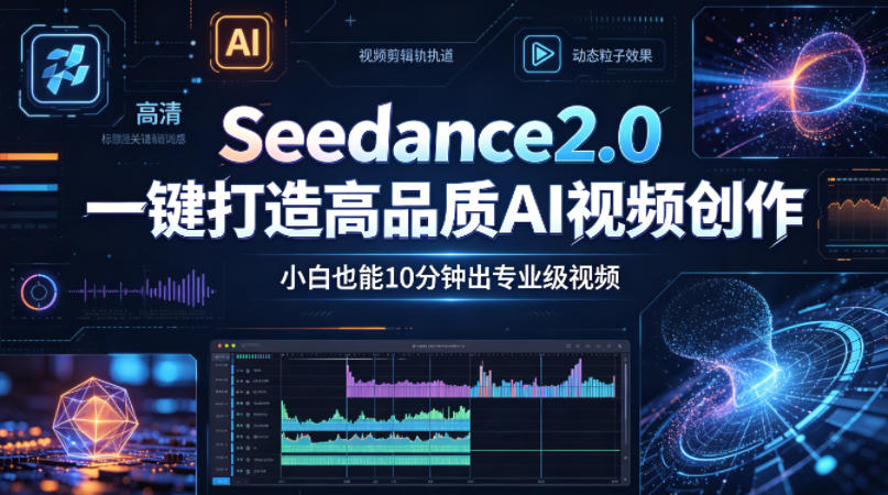 Seedance2.0一键打造高品质AI视频创作，小白也能10分钟出专业级视频-第一资源库