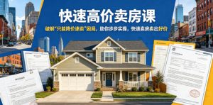 快速高价卖房课,破解“只能降价速卖”困局,助你步步实操,快速卖房卖出好价(更新2026)-第一资源库