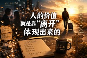 付费文章：人的价值就是靠“离开”体现出来的-第一资源库