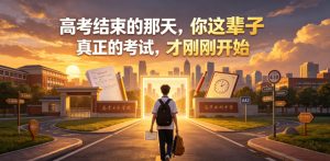 付费文章:高考结束的那天,你这辈子真正的考试,才刚刚开始-第一资源库