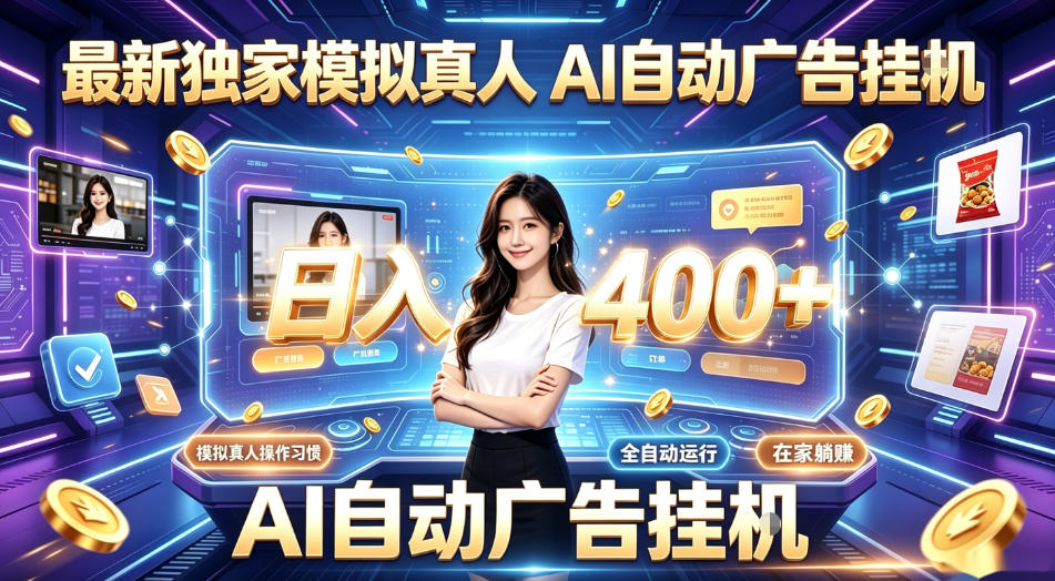 最新独家模拟真人，AI自动挂号挂G，日入400+，全程全自动运行，无需人工【揭秘】-第一资源库