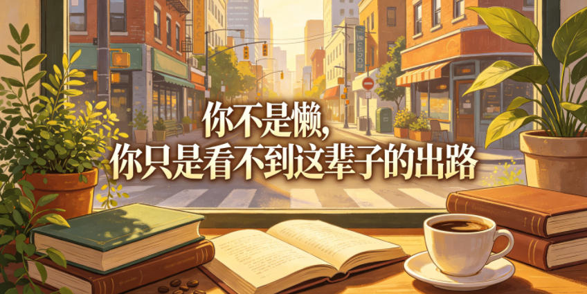付费文章：你不是懒，你只是看不到这辈子的出路-第一资源库