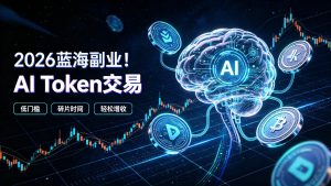 2026全新风口副业｜AI智能Token交易，空闲时间轻松 賺 收益，无需全天盯盘【揭秘】-第一资源库