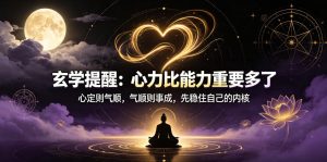 付费文章:玄学提醒:心力比能力重要多了-第一资源库