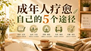 付费文章：成年人疗愈自己的5个途径-第一资源库