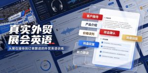 真实外贸展会英语,广交会外贸口语听力突击课程【音频】-第一资源库