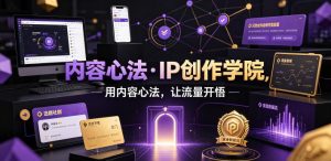 内容心法·IP创作学院，用内容心法，让流量开悟-第一资源库