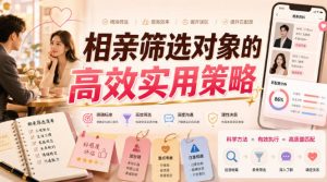 付费文章:相亲筛选对象的高效实用策略-第一资源库