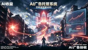 AI智能广告,全自动化运行,单日可达400+,小白新手0基础上手【揭秘】-第一资源库