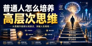 公众号付费文章:普通人怎么培养高层次思维-第一资源库