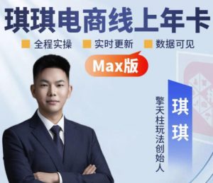 琪琪电商-拼多多年卡2026年8月更新，全类目自然流+付费爆单+擎天柱3.0大促卡流量+非标品高阶运营全套实战课（更新0827）-第一资源库