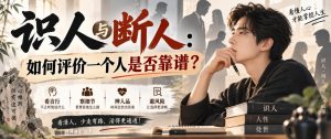 付费文章：识人与断人：如何评价一个人是否靠谱？-第一资源库