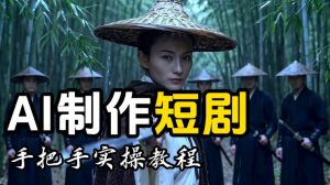 【保姆级手把手教程】AI短剧制作完整流程教学，从小白零基础到成片大神-第一资源库