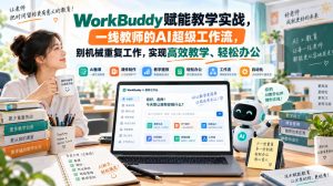 WorkBuddy赋能教学实战，一线教师的AI超级工作流，别机械重复工作，实现高效教学、轻松办公-第一资源库