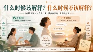 付费文章:什么时候该解释?什么时候不该解释?-第一资源库