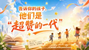 某付费社群专属文章:告诉你的孩子,他们是“超赞的一代”。-第一资源库